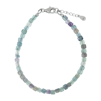 Fluorit-Silberarmband