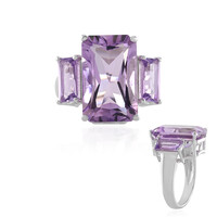 Lavendel-Amethyst-Silberring