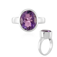 Lavendel-Amethyst-Silberring