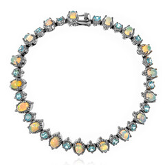 Welo-Opal-Silberarmband (Dallas Prince Designs)