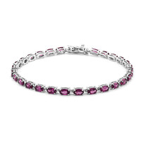 Rhodolith-Silberarmband
