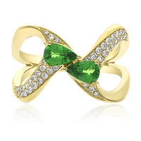 AAA-Tsavorit-Goldring (CIRARI)