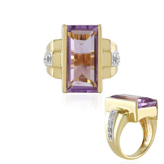 Lavendel-Amethyst-Silberring
