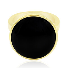 Onyx-Silberring