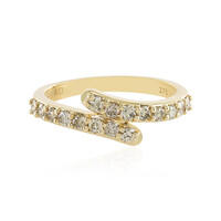 I1 Schokoladen-Brillant-Goldring