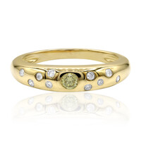 Gelber VS1 Brillant-Goldring