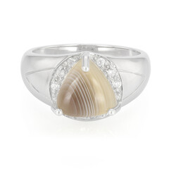 Botswana-Achat-Silberring