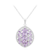 Amethyst-Silberhalskette