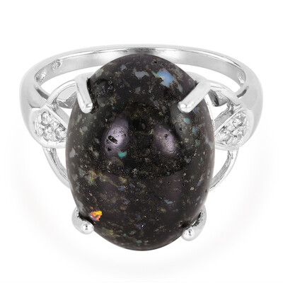 Leoparden-Opal-Silberring