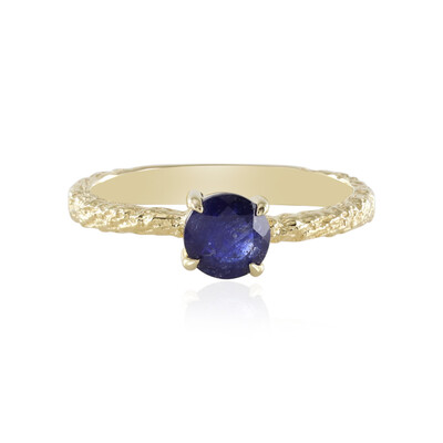 Blauer Madagaskar-Saphir-Silberring