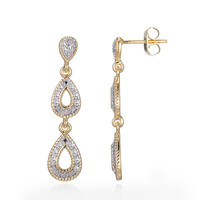 I3 (I) Diamant-Messingohrringe (Juwelo Style)