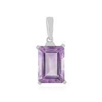 Lavendel-Amethyst-Silberanhänger