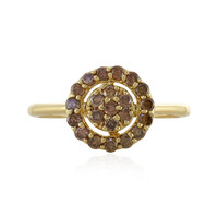 I1 Schokoladen-Brillant-Goldring