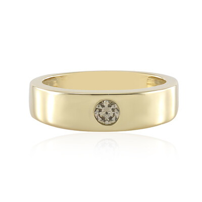 VS2 Schokoladen-Brillant-Goldring