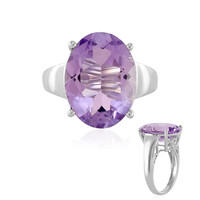 Lavendel-Amethyst-Silberring