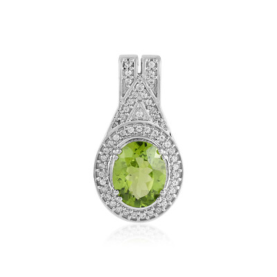 Peridot-Silberanhänger