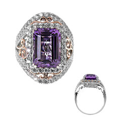 Amethyst-Silberring (Dallas Prince Designs)