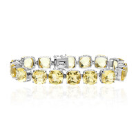 Limonen-Citrin-Silberarmband