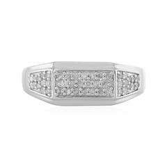 I2 (I) Diamant-Silberring