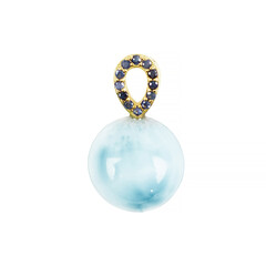 Larimar-Silberanhänger