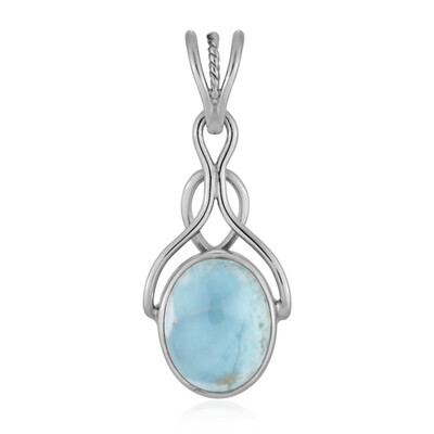 Larimar-Silberanhänger
