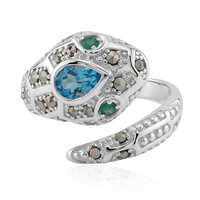 Edelstein-Silberring (Annette classic)