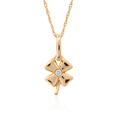Lupenreiner (F) Brillant-Goldhalskette (LUCENT DIAMONDS)