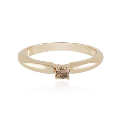 I1 Schokoladen-Brillant-Goldring