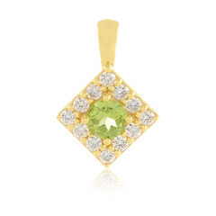 Peridot-Silberanhänger