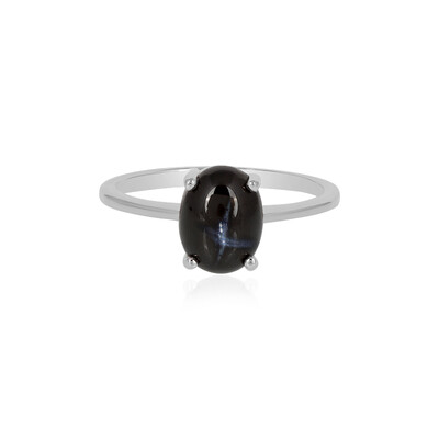 Indischer Stern-Diopsid-Silberring
