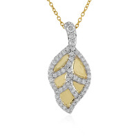 Lupenreiner (F) Brillant-Goldhalskette (LUCENT DIAMONDS)