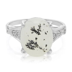 Dendriten-Achat-Silberring