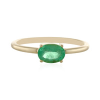 Äthiopischer Smaragd-Goldring