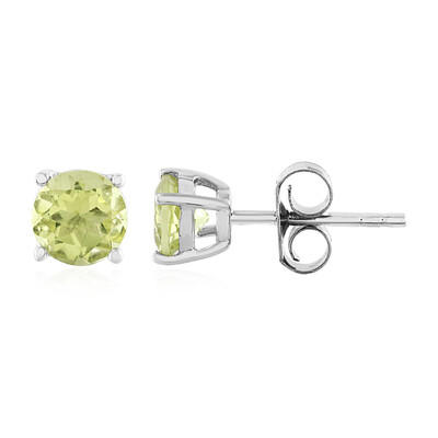 Ouro Verde-Quarz-Silberohrringe
