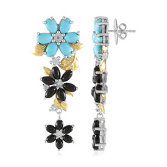 Edelstein-Silberohrringe (Dallas Prince Designs)