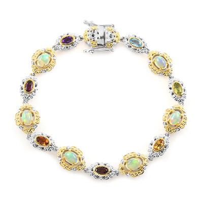 Welo-Opal-Silberarmband (Gems en Vogue)