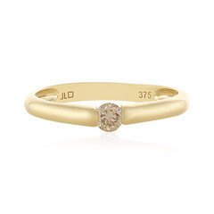 I1 Schokoladen-Brillant-Goldring