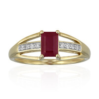 Kenianischer Rubin-Goldring
