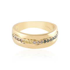 I2 Brillant-Silberring