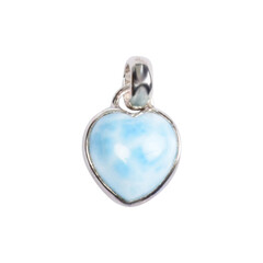 Larimar-Silberanhänger