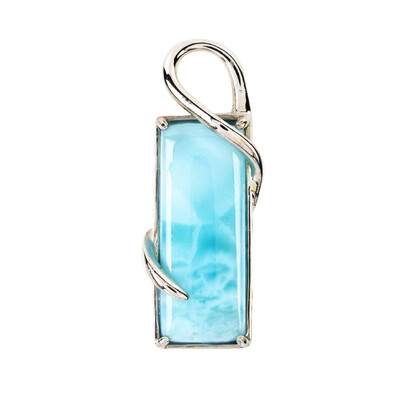 Larimar-Silberanhänger
