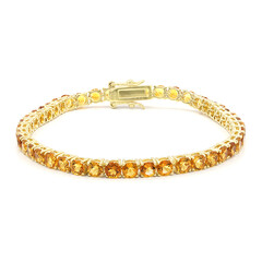 Madeira-Citrin-Silberarmband