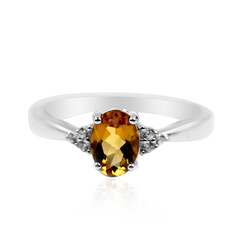 Cognac-Skapolith-Silberring