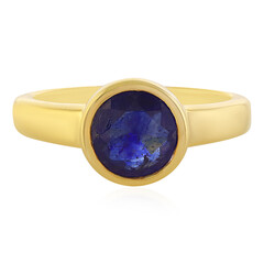 Blauer Madagaskar-Saphir-Silberring