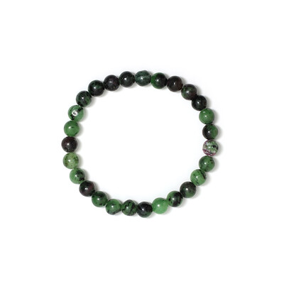 Rubin-Zoisit-Armband