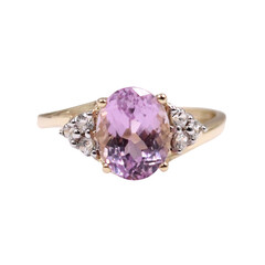 Kunzit-Goldring
