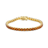 Madeira-Citrin-Silberarmband