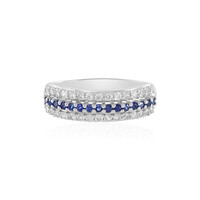 Blauer Saphir-Goldring