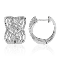 I3 (I) Diamant-Silberohrringe