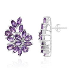 Amethyst-Silberohrringe